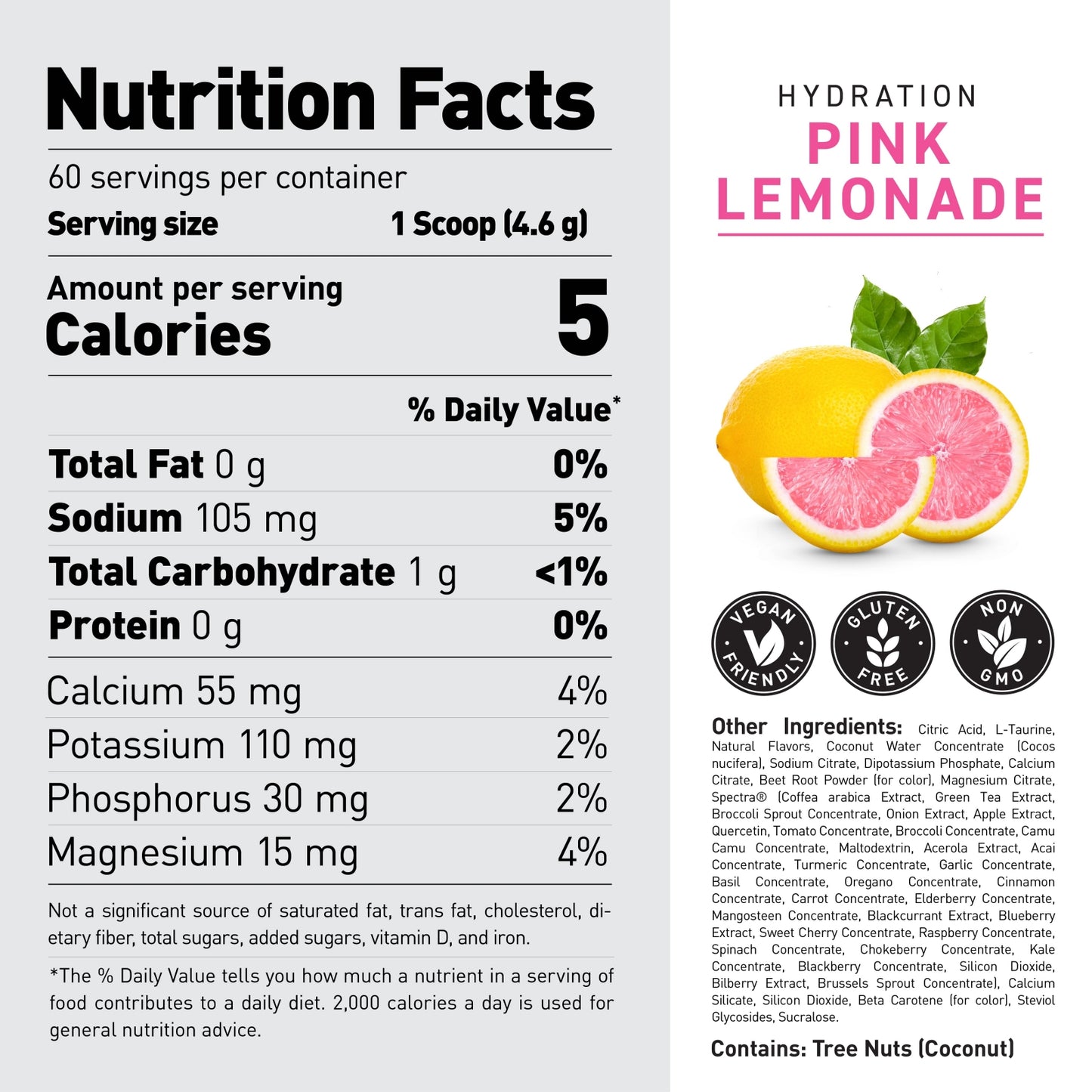 Kaged Sugar Free Electrolytes Hydration 60 Servings