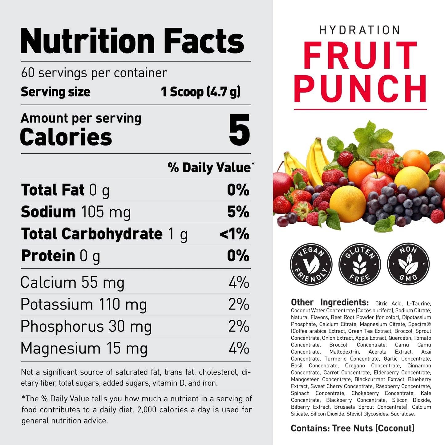 Kaged Sugar Free Electrolytes Hydration 60 Servings