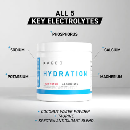 Kaged Sugar Free Electrolytes Hydration 60 Servings