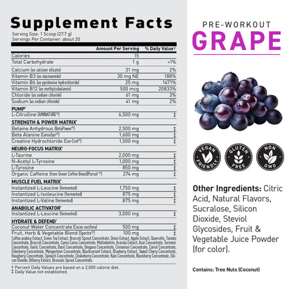 Kaged Original Pre Workout Powder 20 Servings
