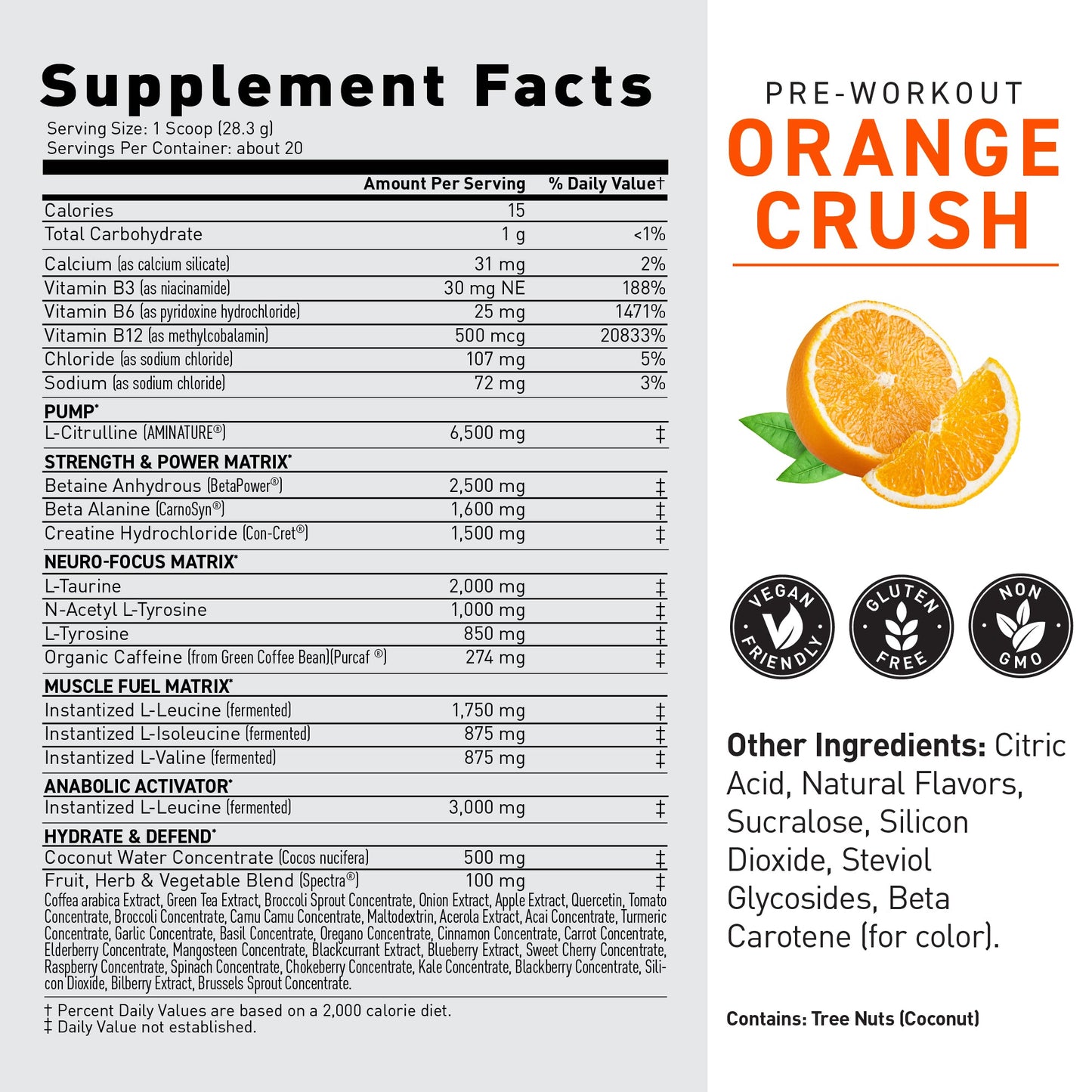 Kaged Original Pre Workout Powder 20 Servings