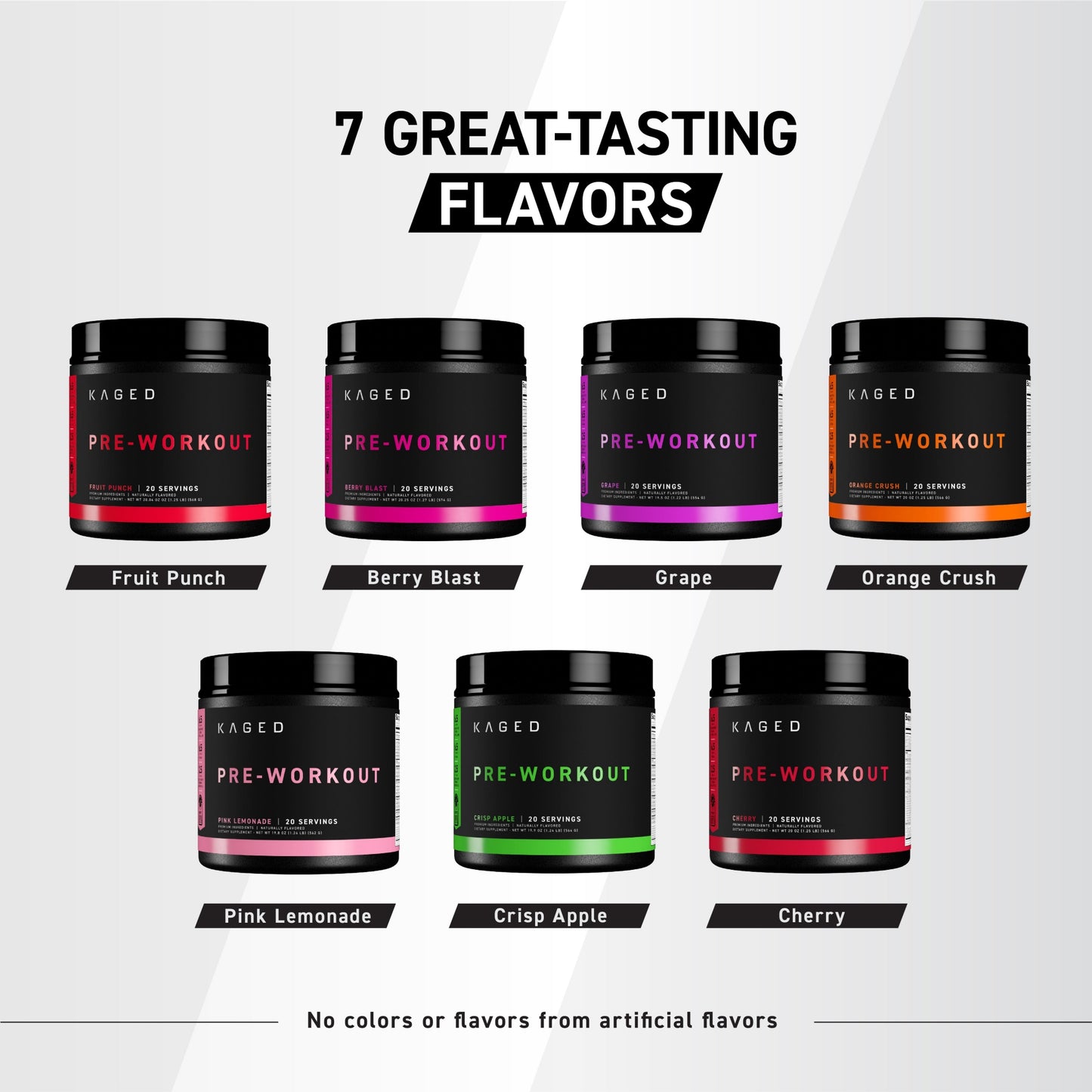 Kaged Original Pre Workout Powder 20 Servings