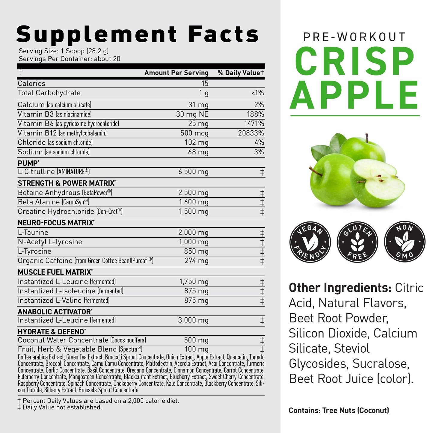 Kaged Original Pre Workout Powder 20 Servings