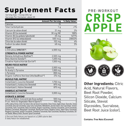 Kaged Original Pre Workout Powder 20 Servings